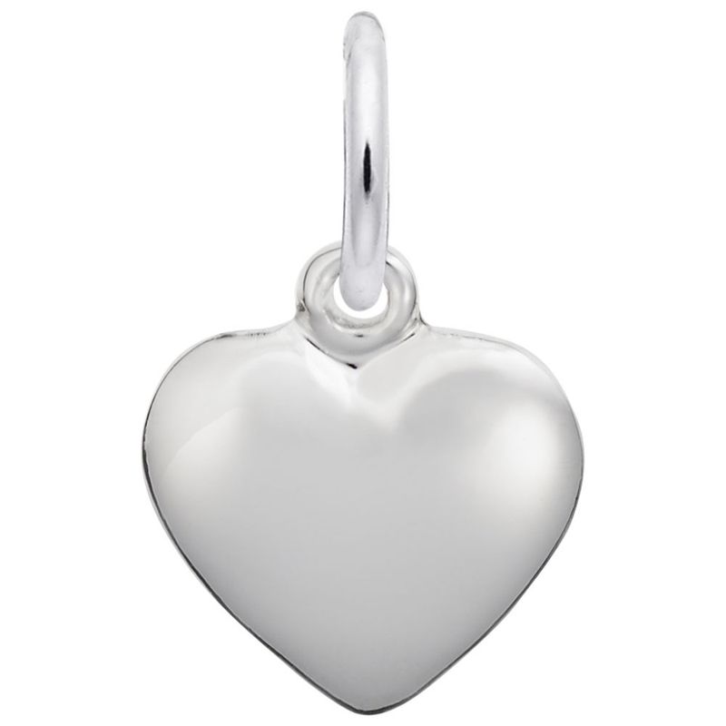 Nuco Charm Sterling Silver - Small Puffy Heart