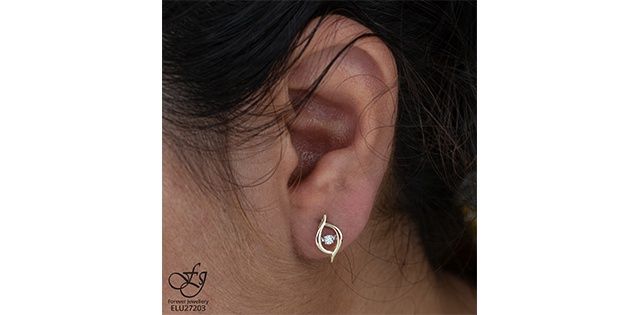 Forever Diamond 10KY .02TW Earrings ELU27203