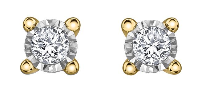 Forever Diamond Earrings 10KY .04TW 20103