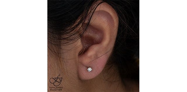 Forever Diamond 10KY .04TW Earrings ELU27169
