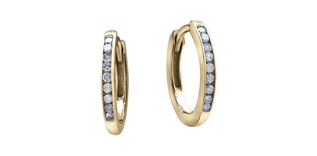 Forever Diamond Earrings 10KY .10TW 20047
