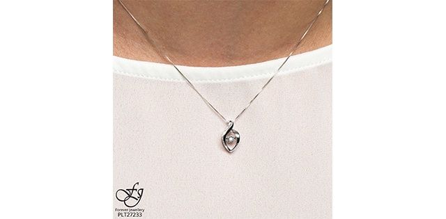 Forever Diamond 10KW .02TW Necklace PLT27233