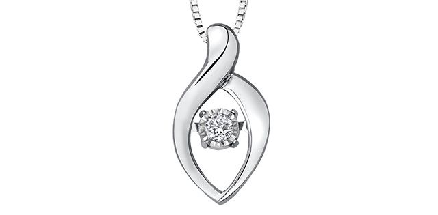 Forever Diamond Necklace 10KW .02TW 20109