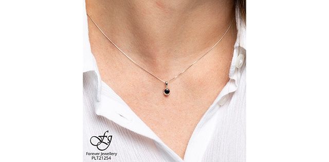 Forever Sapphire 10KW Necklace PLT21254