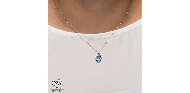 Forever Diamond 10KW .015TW Necklace PLT27138