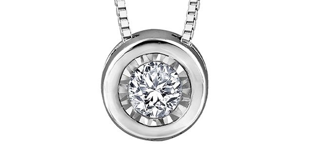 Forever Diamond 10KW .02TW Necklace PLT27216