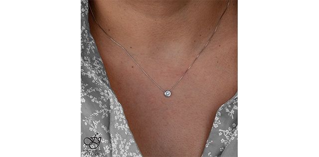 Forever Diamond 10KW .02TW Necklace PLT27216