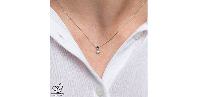 Forever Diamond 10KW .04TW Necklace PLT27168