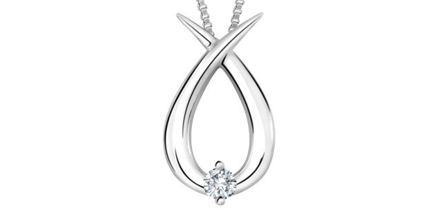 Forever Diamond Necklace 10KW .04TW 20081