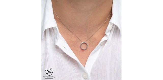 Forever Diamond 10KW .05TW Necklace PLT27188
