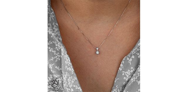 Forever Diamond Necklace 10KW .05TW 20107