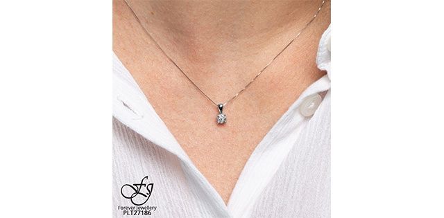 Forever Diamond 10KW .05TW Necklace PLT27186