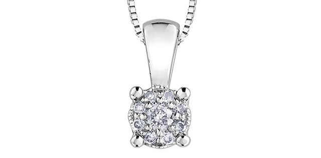 Forever Diamond Necklace 10KW .06TW 20069