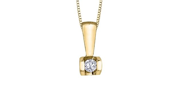 Forever Diamond Necklace 10KY .04TW 20061