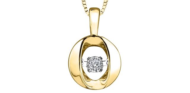 Forever Diamond Necklace 10KYW .005TW 20113
