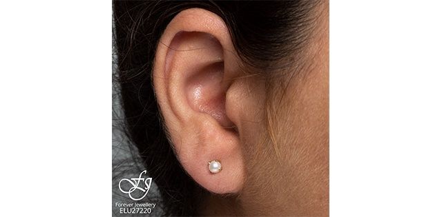 Forever Pearl 10KY Earrings ELU27220