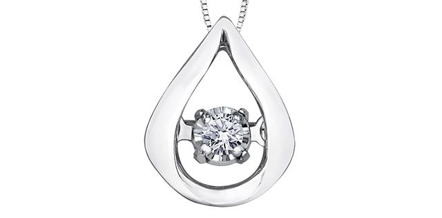 Forever Diamond 10KW .02TW Necklace PLT27204