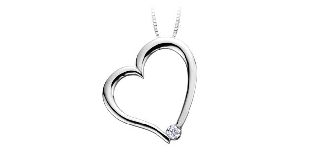 I Am Canadian 10KW .03TW Diamond Necklace PP2397