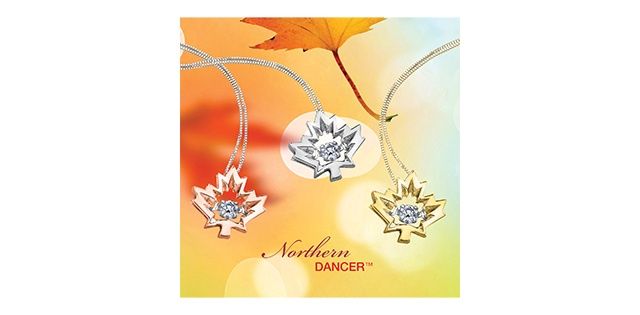 I Am Canadian 10KW .04TW Diamond Pulse Necklace PP3156
