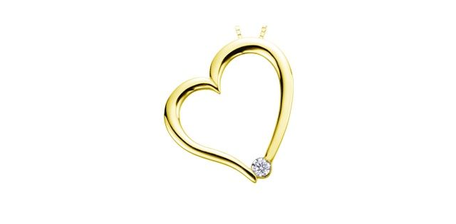 I Am Canadian Diamond 10KY .03TW Necklace AM126