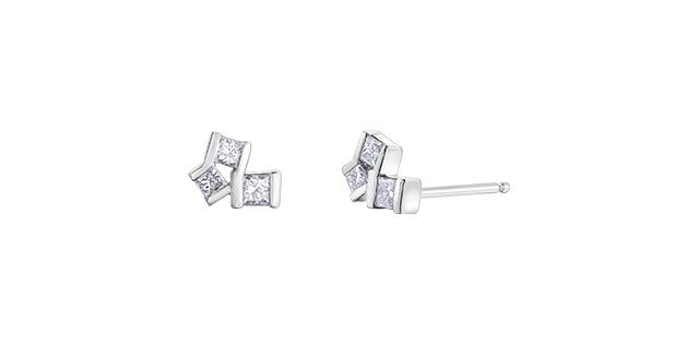 I Am Canadian 14KW .24TW Diamond Earrings EE4134