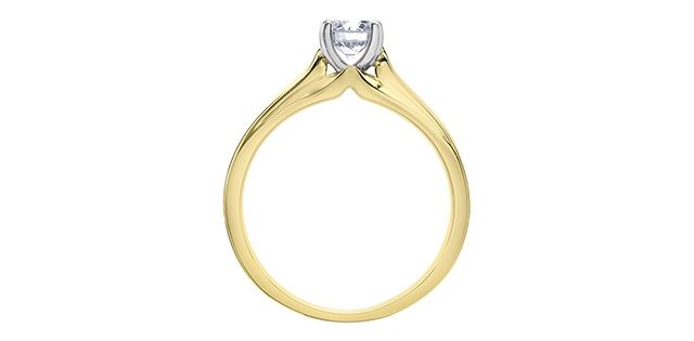 I Am Canadian 14KYW .50TW Diamond Engagement Ring R1848
