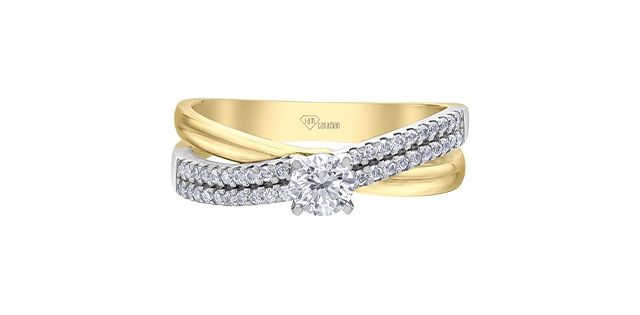 I Am Canadian 14KYW .50TW Diamond Engagement Ring RLB3752
