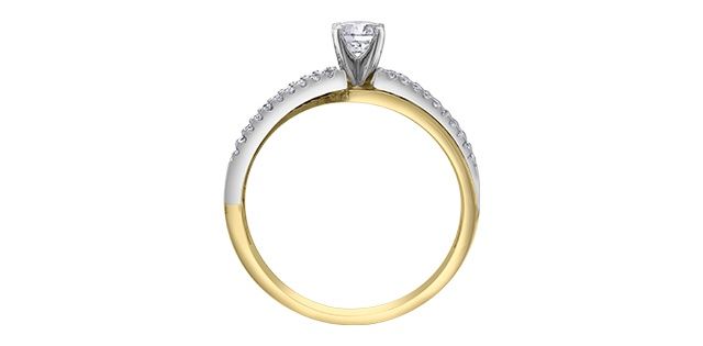 I Am Canadian 14KYW .50TW Diamond Engagement Ring RLB3752