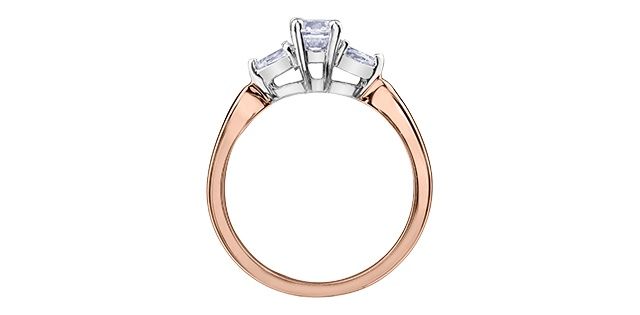 I Am Canadian 10KRW .55TW Diamond Engagement Ring R4006