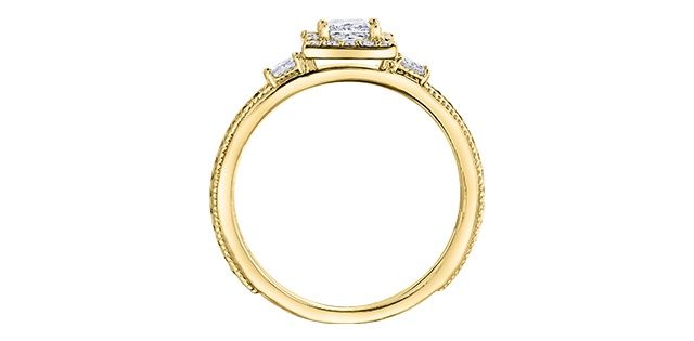 I Am Canadian 10KY .65TW Diamond Engagement Ring R30882
