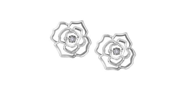 Maple Leaf Forever Diamond Earrings 50084