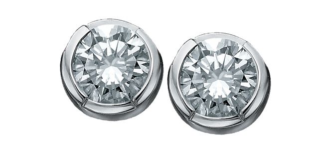 Maple Leaf Forever Diamond Earrings 10KW .12TW 50009