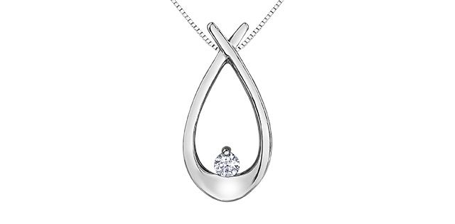 Maple Leaf Forever 10KW .04TW Diamond Necklace PP3291