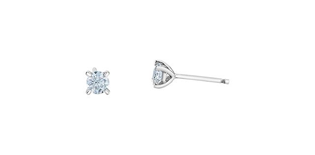 Lab Diamond 14KW .50TW Earrings E4336 Diamond Evolution