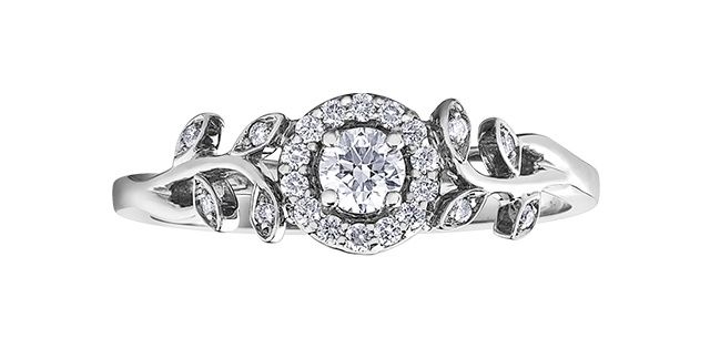 I Am Canadian 10KW .25TW Diamond Engagement Ring R30928
