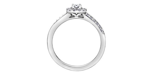 I Am Canadian 10KW .30TW Diamond Engagement Ring R30592