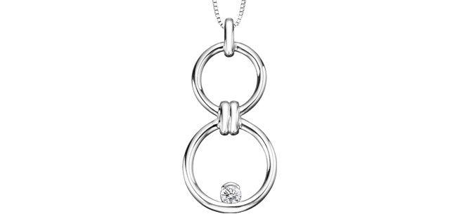 Maple Leaf Forever Diamond Necklace 50076