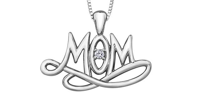 Maple Leaf Forever Diamond Mom Necklace 50081