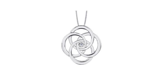 Maple Leaf Forever Diamond Necklace 50086
