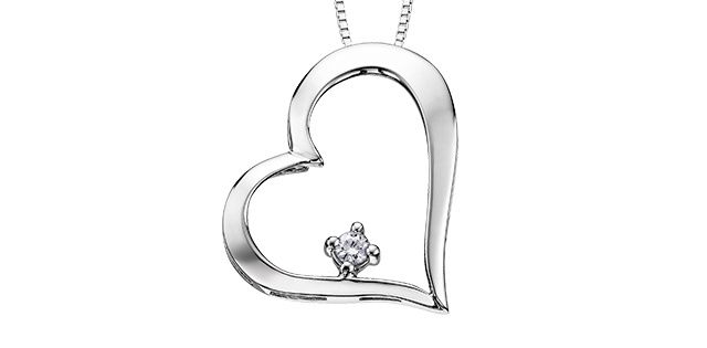 Maple Leaf Forever 10KW .05TW Diamond Necklace PP2086