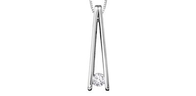 Maple Leaf Forever 10KW .08TW Diamond Necklace PP1766