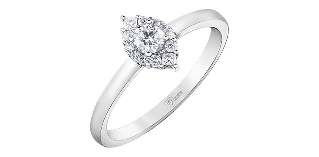 I Am Canadian 10KW .30TW Diamond Engagement Ring R30893