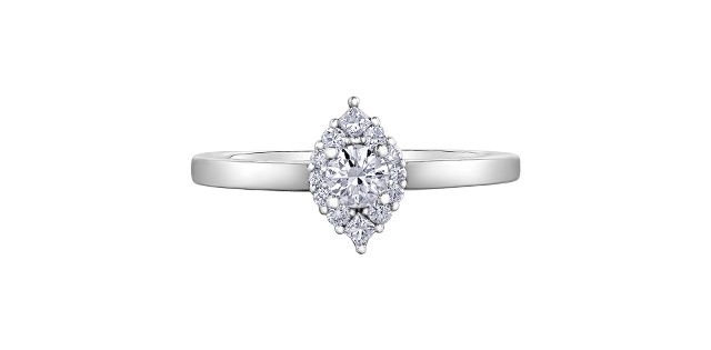 I Am Canadian 10KW .30TW Diamond Engagement Ring R30893