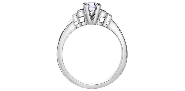 I Am Canadian 10KW .50TW Diamond Engagement Ring R4094