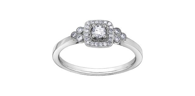 I Am Canadian 10KW .23TW Diamond Engagement Ring R30389