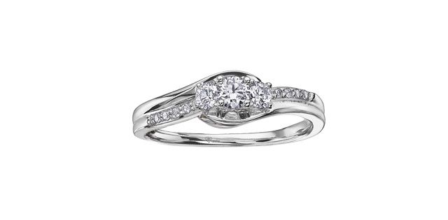 I Am Canadian 10KW .30TW Diamond Engagement Ring R3732