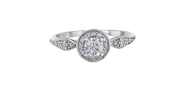 I Am Canadian 10KW .50TW Diamond Engagement Ring R3832