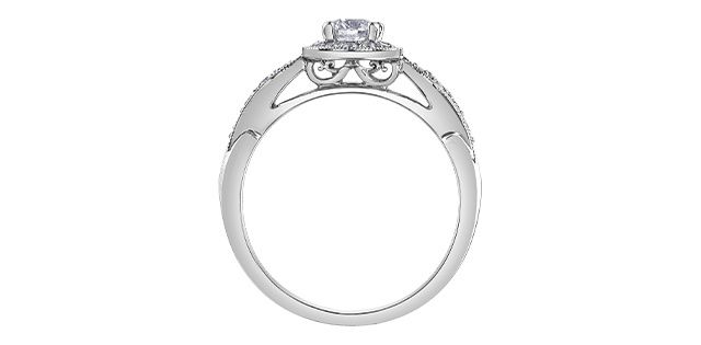 I Am Canadian 10KW .50TW Diamond Engagement Ring R3832