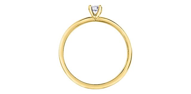 I Am Canadian 10KY .20TW Diamond Engagement Ring R10040