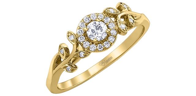 I Am Canadian 10KY .25TW Diamond Engagement Ring R30928